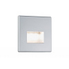 PAULMANN Zápustné svítidlo do stěny LED Edge matný chrom vč.1,1W 99495