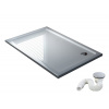 Tenká sprchová vanička 90x100 cm + nízky sifón (Tenká sprchová vanička 90x100 cm + nízky sifón)