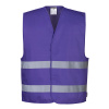 PORTWEST HI-VIS IONA F474 / Vesta s reflexnými pruhmi - fialová XXL/XXXL