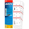 BROS plochý lep na hubení hmyzu 5ks