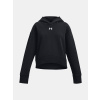 Dievčenská mikina Under Armour UA Rival Fleece Crop Hoodie Čierna YXL