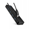 AXAGON cestovní hub USB-C / HUE-C1C / USB 3.2 Gen1 / 4x USB-A / 1x USB-C / 0,19m (HUE-C1C)