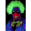 UV maska klaun latexová s vlasmi