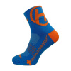 HAVEN Cyklistické ponožky klasické - LITE SILVER NEO - modrá/oranžová 44-46