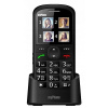 myPhone Halo 2 mobilný telefón 32 MB / 24 MB 2G čierny (MYPHONE HALO 2 Telefón pre seniorov + DOKOVACIA STANICA)
