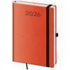 Diár 2026 denný A5 Print Pop - oranžová