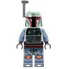 LEGO Star Wars Boba Fett Kids Minifigure Light Up Alarm Clock | green/blue | plastic | 9.5 inches tall | LCD display | boy girl