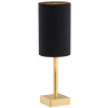 Argon Abruzzo stolová lampa 1x7 W čierna-mosadzná 8031