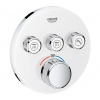 GROHE Grohtherm SmartControl - Termostat pre podomietkovú inštaláciu s 3 ventilmi, mesačná biela 29904LS0