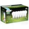 6x LED žiarovka E27 A60 18W = 150W 2421lm 6500K studená 260° LUMILED