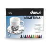 Darwi Armerina fixky na porcelán bez vypaľovania sada 12 x 6 ml