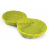 Pieskovisko mušľa sada 2 kusov Mini Sand Pit Smoby zelené 35 cm pre malé priestory od 18 mes