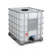 IBC kontajner Recobulk, oceľový rám, 1000 litrov, veko DN 225, uzáver DN 80