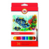 Pastelky Koh-i-noor 3719/36 školské akvarel