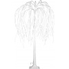 EMOS LED vianočný stromček 120cm, studená biela DCTC04