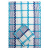 Kuchynská utierka bavlnená 45x65 - IRMA modrá/tyrkys