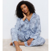 Dámské pyžamo Triumph Boyfriend Fit PW 03 0032 0042 - Farba: 0032 Blue Combination, Veľkosť: 42