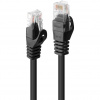 Lindy Rj45/Rj45 Cat6 2m sieťový kábel Čierna U/UTP (UTP) (48193)