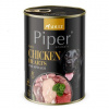 NEW PIPER s kuracími srdiečkami a špenátom, konzerva pre psy 400 g