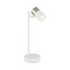 Stolová lampa Globo 57851T BRISBON GU10 5 W biela/matný nikel