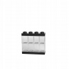 LEGO® Zberateľská skrinka na 8 minifigúrok- černá