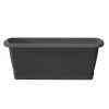 Prosperplast RESPANA SET Truhlík s miskou 88,5x18,4x14,5cm antracit ISE900P-S433