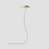 LEDS-C4 Noway Single stojaca LED zakrivená, zlatá - 00-7981-DN-05