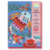 Djeco Tvorivá sada Dúhové rybky farebný piesok a trblietky DJ08661