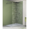 SANSWISS WALK-IN EASY STR4P 61 140cm pevná sprchová stena samostatná alebo do kombinácie, profil chróm, sklo mriežka, STR4P1405061