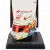 Spark-model prilby Bell Casco Helma F1 Kevin Magnussen Team Moneygram Haas N 20 Season 2024 1:5 White Black