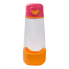 B.box Šport fľaša na pitie 600 ml Ružová/oranžová
