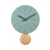 Designové kyvadlové hodiny 5967GR Karlsson 41cm