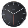 Designové nástěnné hodiny 3071zw Nextime Company Black Stripe 35cm