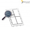 MFV-NK Sada nosnej konštrukcie FV panelov KENO/ RENUSOL VarioSole+ 3xFVP ŠS K-FP (Príslušenstvo FV panelov na mieru, Typ: Hliníková/Nerez nosná konštrukcia, Určenie: Vertikálne umiestnenie FV panelov