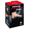 You2Toys Strap-on - dutý, pripínací vibrátor (prírodný)