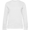 B&C | QUEEN Crew Neck, Dámska mikina, biela, 3XL