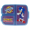 Stor delený plastový box na desiatu Ježko Sonic 40520