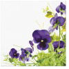 TaT servítky Pansies Frame 33x33cm