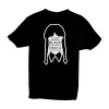 Tričko s potlačou Fluorescenčná potlač Wednesday Addams BIO detské dětské Černá 128/134