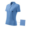 Malfini Cotton polo shirt W MLI-21315 sky blue (128131) Black 2XL