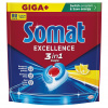 Somat Excellence 3in1 88 ks Lemon Kapsule do umývačky riadu