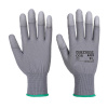 PORTWEST Rukavice PU Fingertip A121 POR-A121GRRM M Šedá
