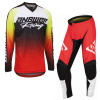 Answer Syncron Prism motokrosové nohavice & dres, set, červený/hyperkyselina, Varianta dres: M, kalhoty: 30