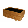 Krušnohorský nábytok Drevený kvetináč 1KVT4 Flor THERMOWOOD 70 x 42 x 31 cm prírodný