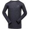 Alpine Pro Lous Pánske funkčné tričko s dlhým rukávom MTSD858 tmavo šedá 5XL