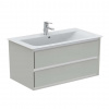 Ideal Standard Connect Air Skrinka pod umývadlo 100x44x52 cm, lesklá svetlosivá/biela mat E0821EQ