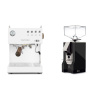 Ascaso Steel DUO PID, White&Wood + Eureka Mignon Silenzio, CR black