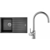 Set Sinks G13474 (dřez Perfecto 860 Metalblack 74 + baterie Vitalia Chrom - lesklý)