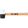 Kladivo Strend Pro HM232 340 g, 290mm, gumené, BlackWhiteHead, drevená rúčka