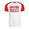 Double Red Tričko Double Red MMA Rules Red/White